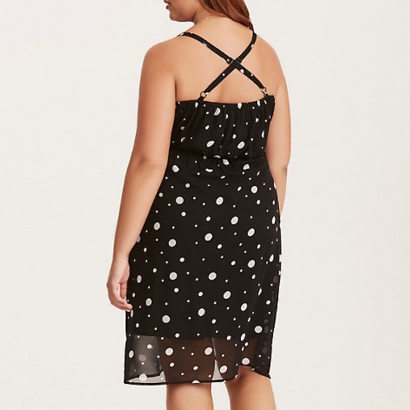 torrid Dresses & Skirts - Torrid Polka Dot Crossback Skater Dress NWT 2